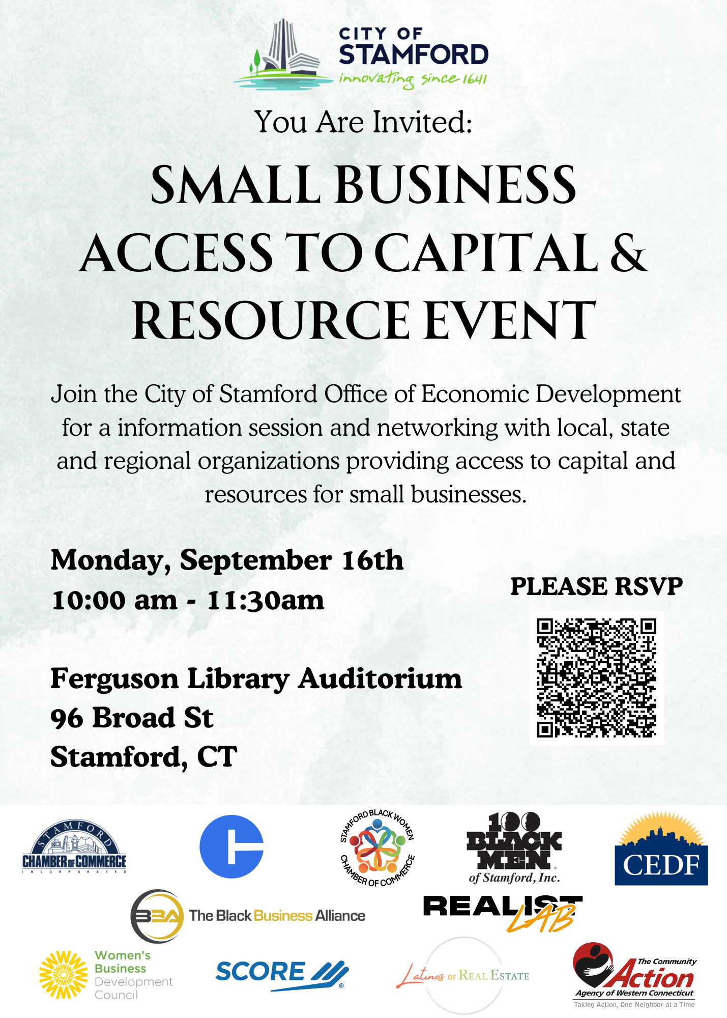 Small Business Event Invite